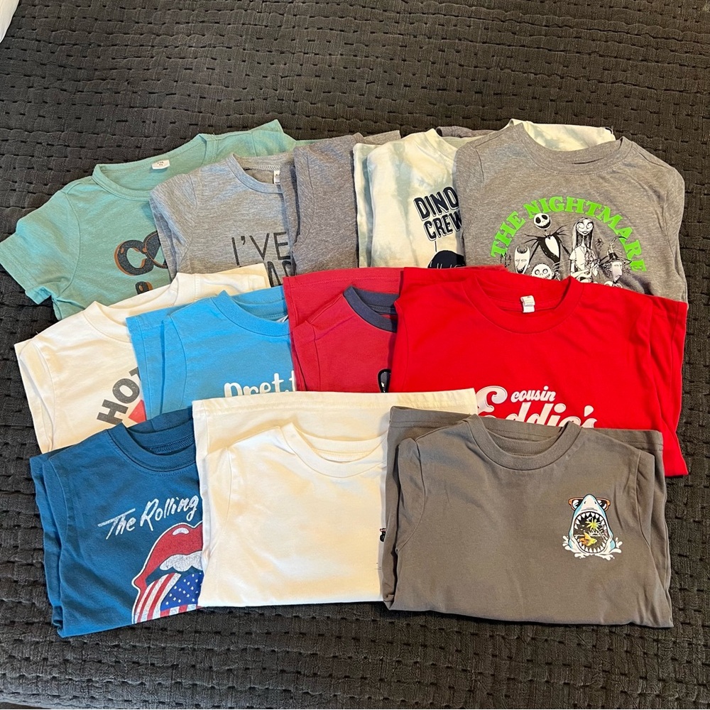 Lot of boys 4T t-shirts and sleeveless shirts